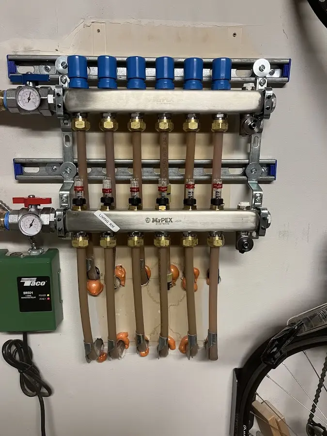 Plumber performing Leak Detection at a residential property in Plano